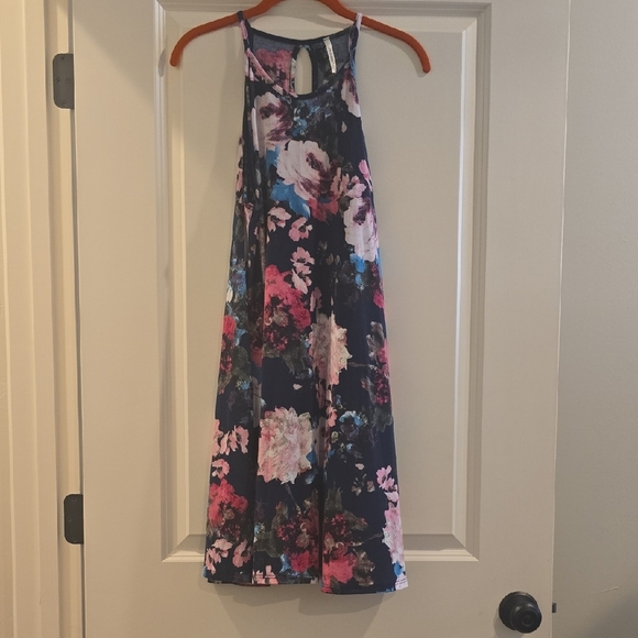 Mittoshop Floral Dress - Navy and Pink - Picture 1 of 1